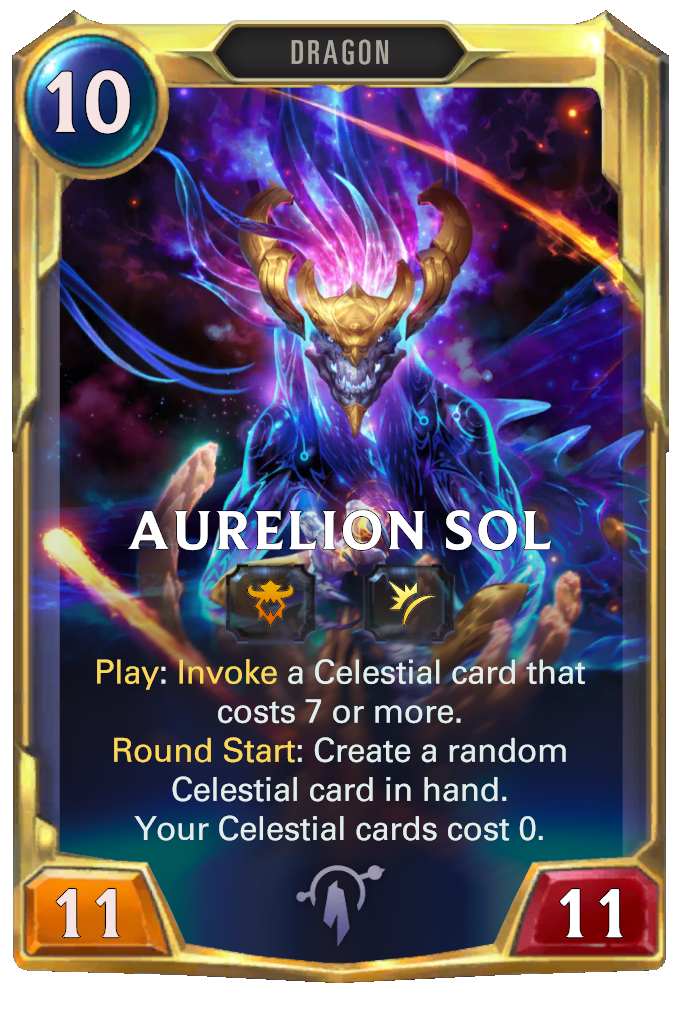 Aurelion Sol To Join The Targon Champion Roster In Legends Of Runeterra S Call Of The Mountain Expansion Dot Esports