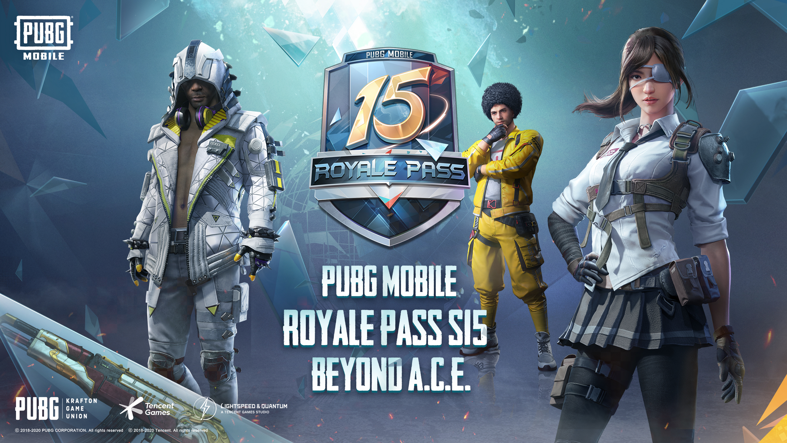 PUBG Mobile season 15, Beyond A.C.E, has begun with the new Royale Pass