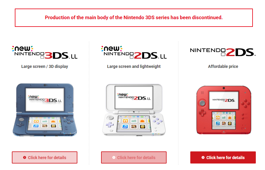 The Nintendo 3ds Family Is Officially Discontinued Dot Esports