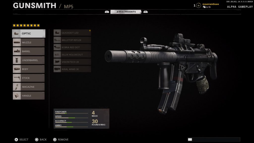 The best MP5 loadouts in Call of Duty Black Ops Cold War's alpha Dot