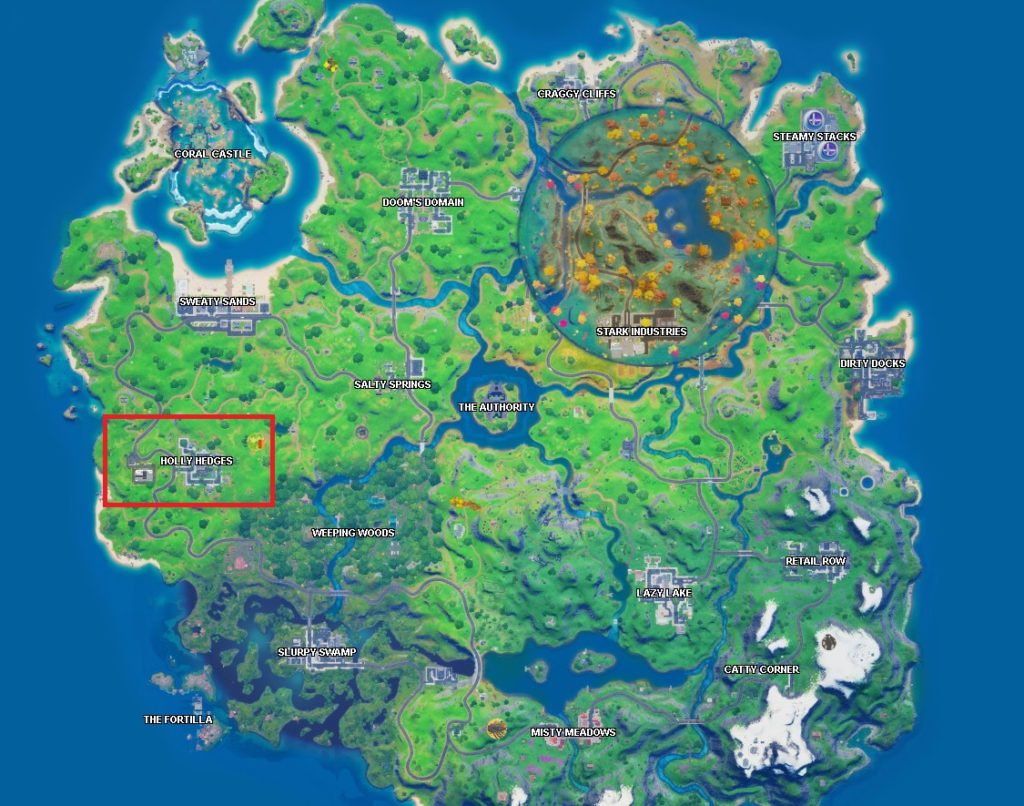 How to consume Foraged Items at Holly Hedges in Fortnite Chapter 2