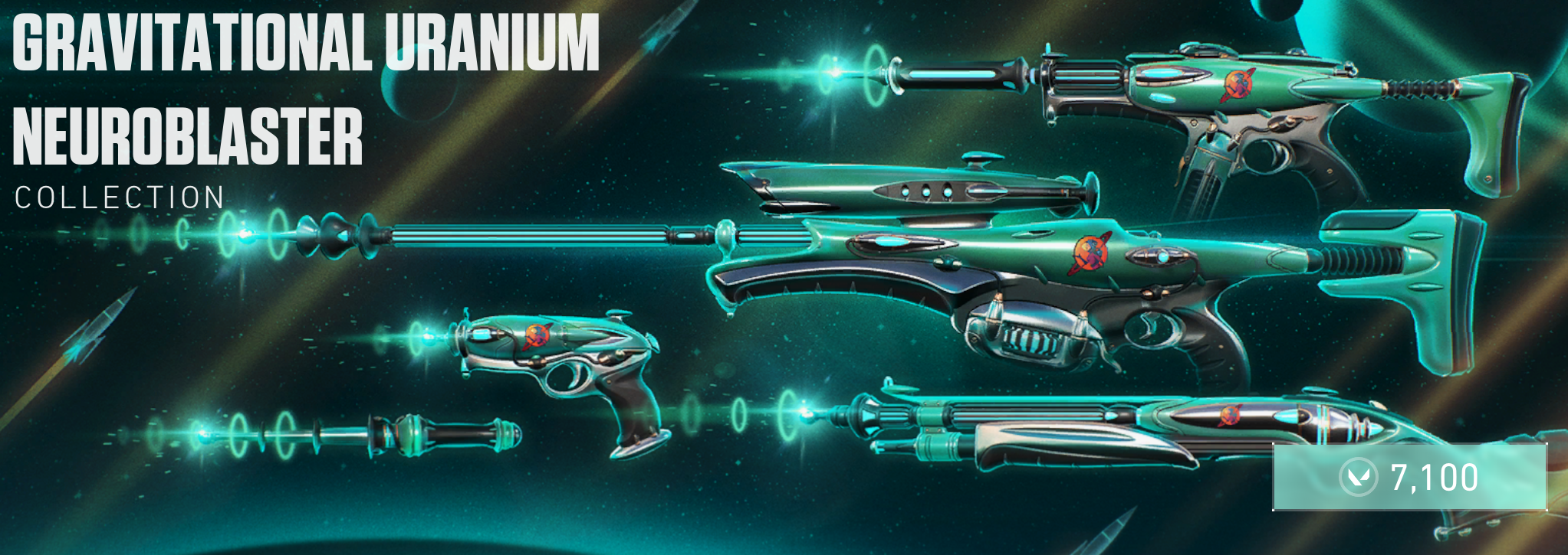 VALORANT's spacethemed G.U.N. Collection is now available, includes