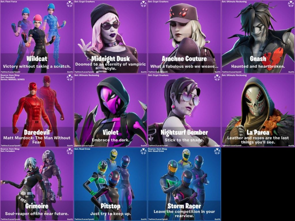 All Leaked Skins And Cosmetics Coming To Fortnite Patch V14.30 - Dot ...