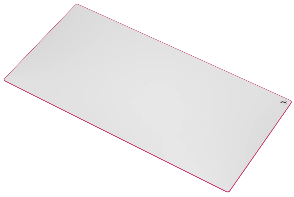 white gaming mat