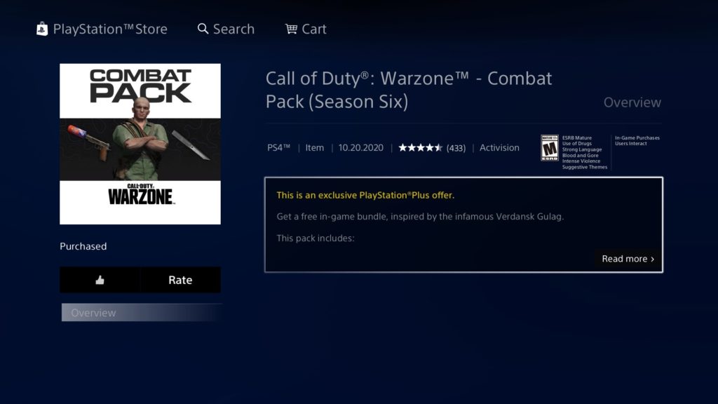 call of duty warzone ps plus