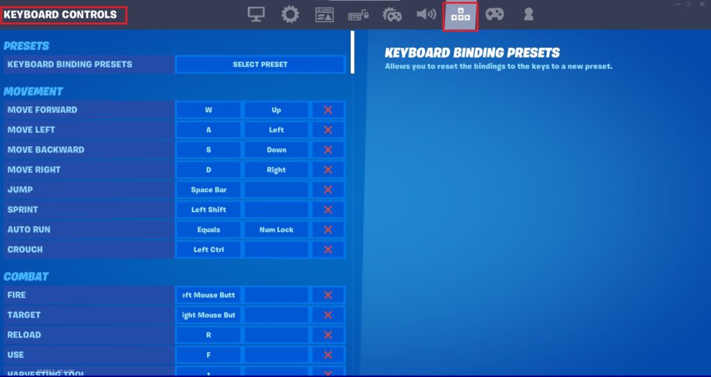 Fortnite Settings And Controls Best Key Binds For Pc Screen Hot Sex