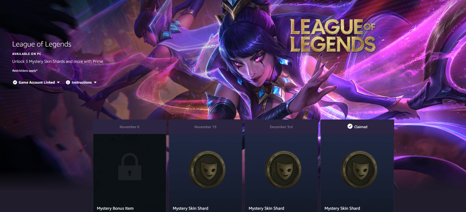 New League of Legends skin shard is available Gaming users until Nov. 6 - Dot Esports