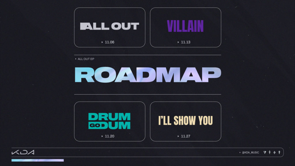 Riot reveals release roadmap for K/DA's ALL OUT EP | Dot ...