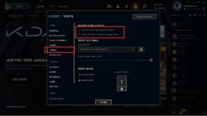 How to disable league chat