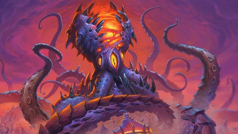 G'huun the Blood God is coming to Hearthstone in Madness at the ...