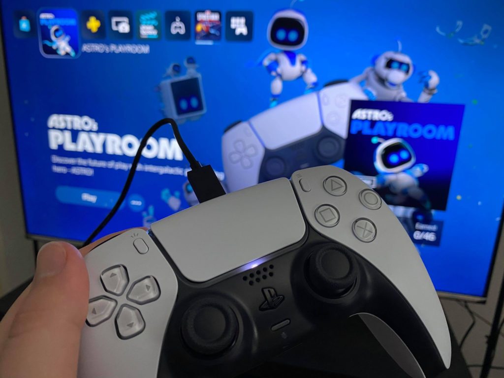 playstation 5 controller screen