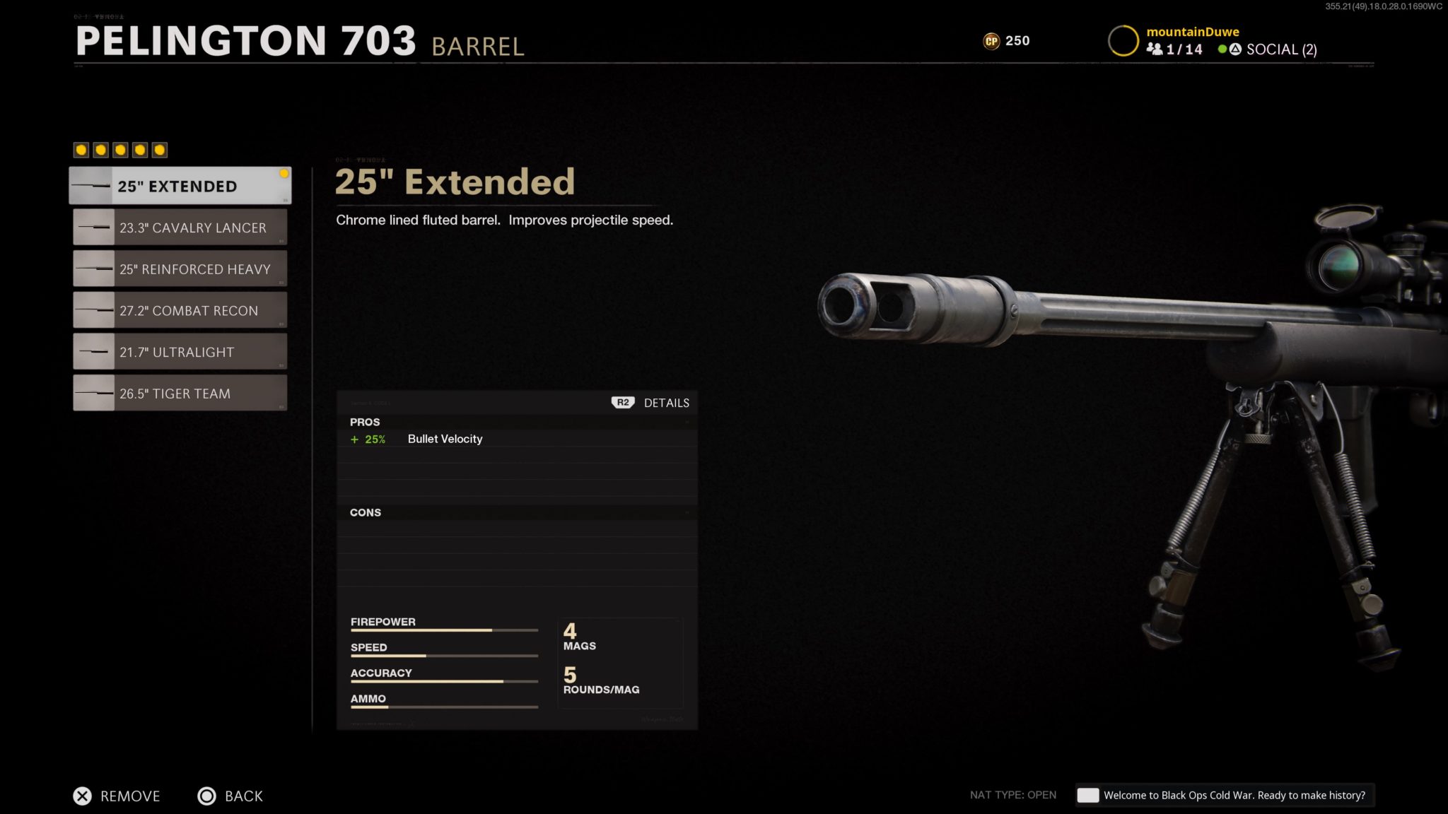 The best Pelington 703 loadouts in Call of Duty Black Ops Cold War