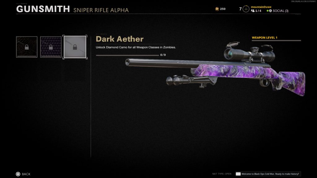 dark aether camo glitch