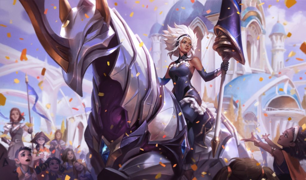 Riot reveals new Battle Queen skin line for Rell, Diana, Qiyana, Janna