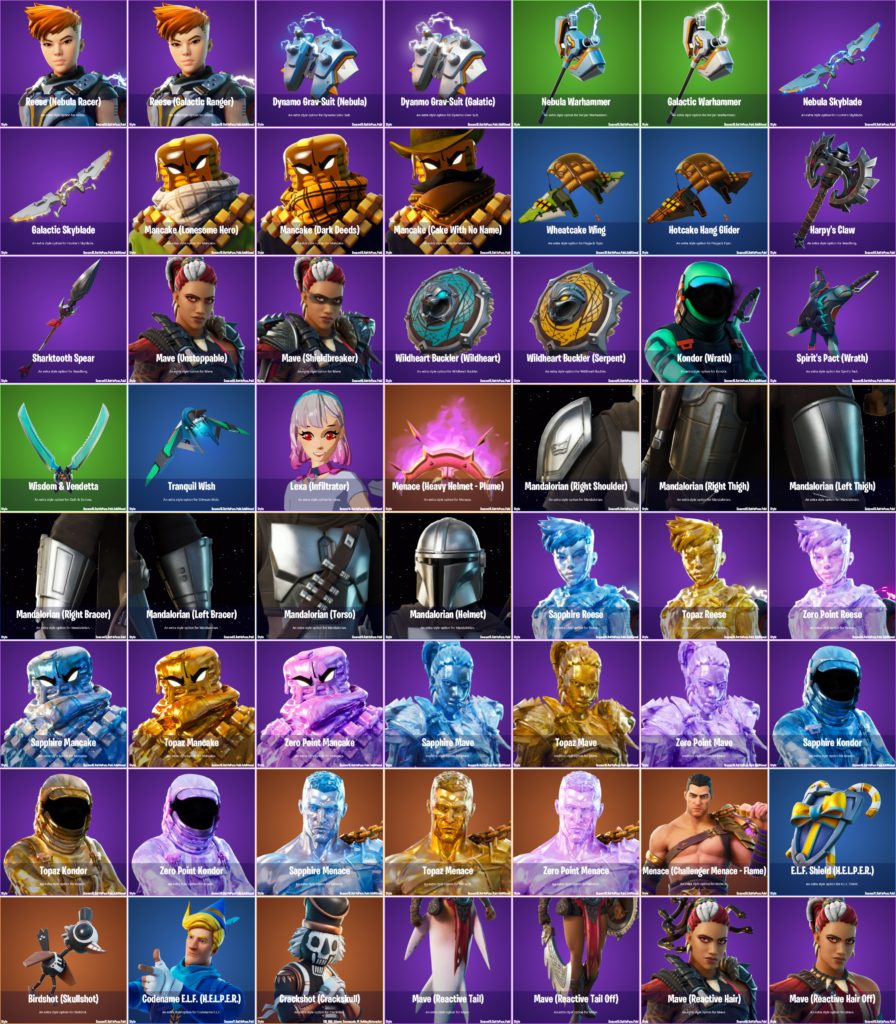 All leaked skins and cosmetics coming to Fortnite Chapter 2, season 5