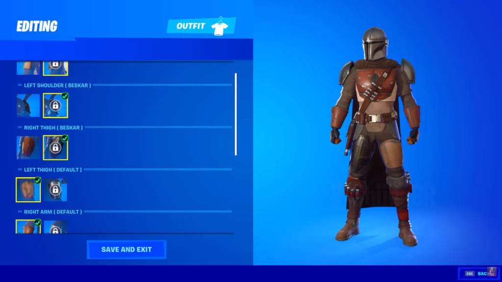 How To Get And Upgrade The Mandalorian Skin In Fortnite Chapter 2 Season 5 Dot Esports