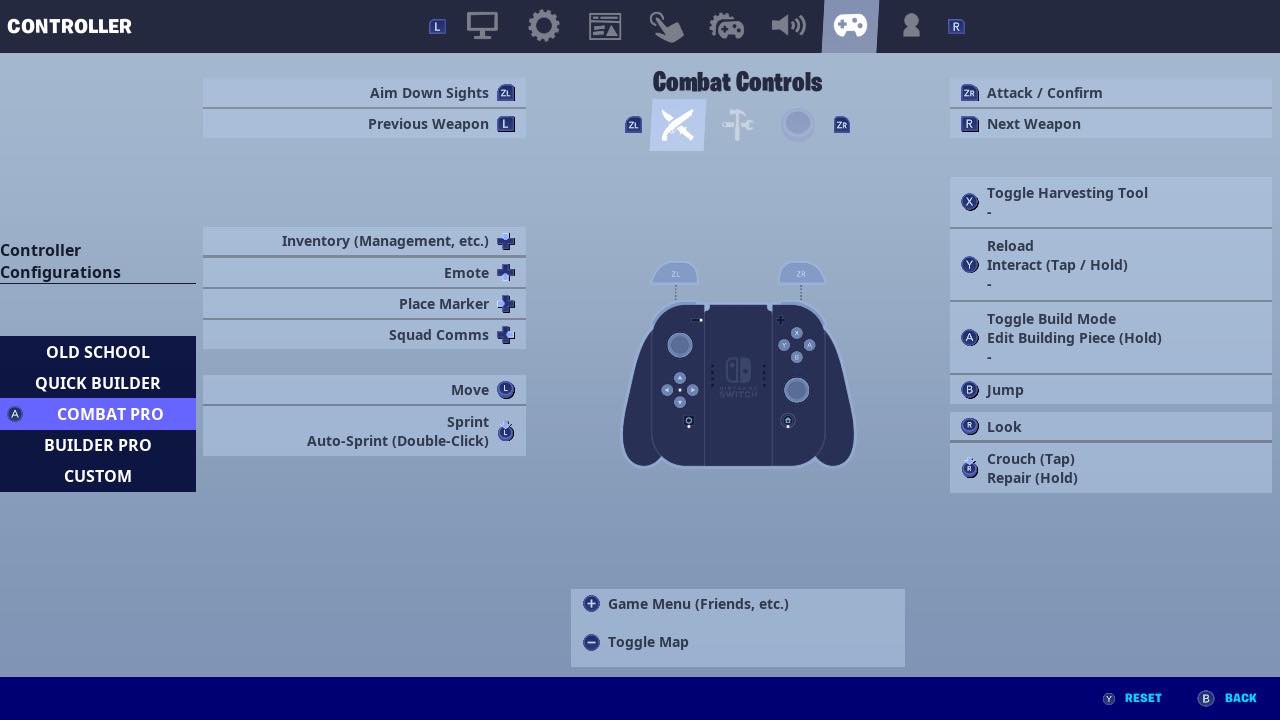 The best settings for Fortnite on the Nintendo Switch Dot Esports