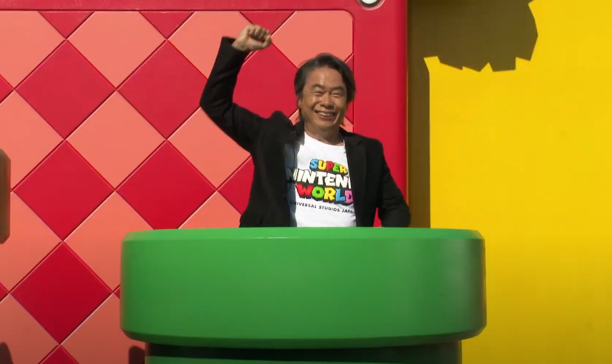 Miyamoto hosts video tour of Super Nintendo World, the Mario theme park