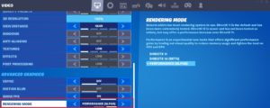 How To Stop Low Performance Mode Mean On Fortnite How To Turn On Performance Mode In Fortnite Dot Esports