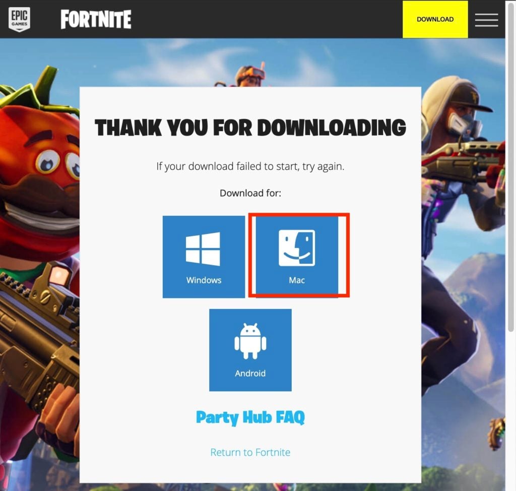 how to play fortnite on mac computer