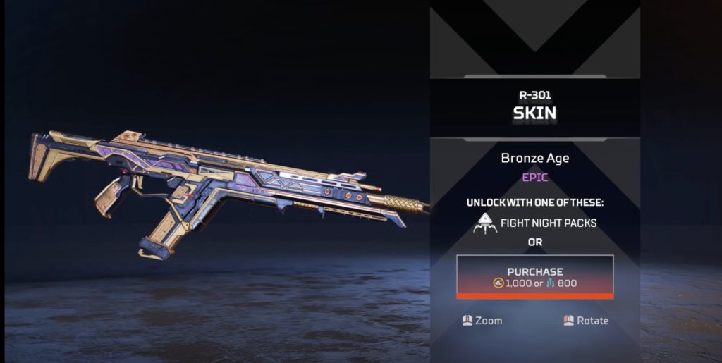 All The Skins Included In Apex S Fight Night Event Dot Esports