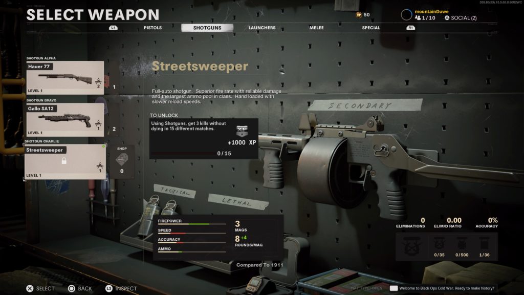 How To Unlock The Streetsweeper Shotgun In Call Of Duty Black Ops Cold War And Warzone Dot Esports