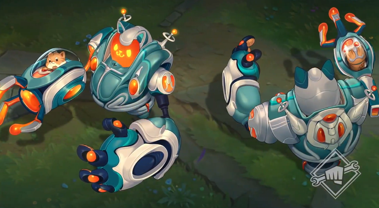 Riot unveils funky Space Groove skins for Nasus, Blitzcrank, and Lux