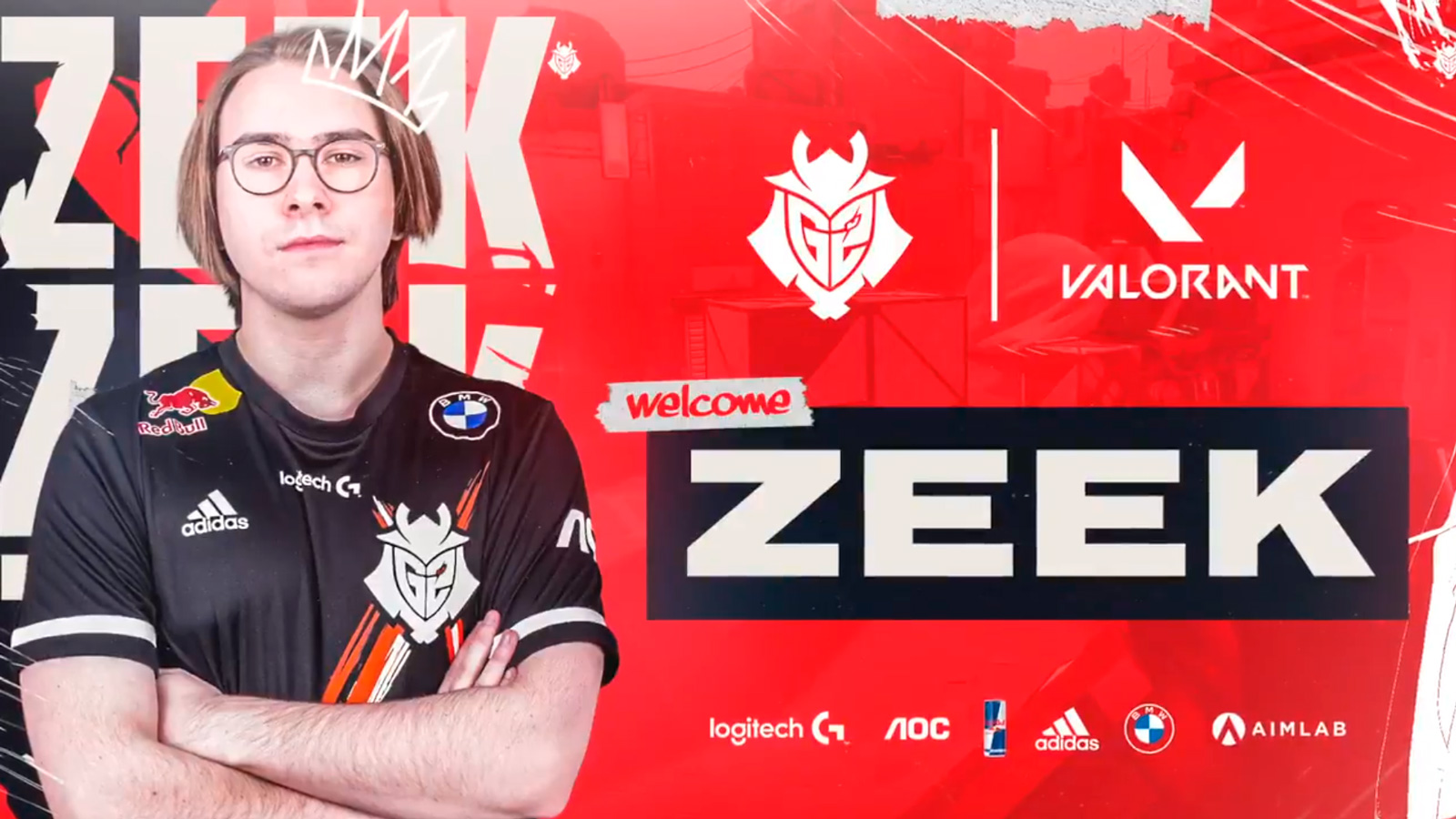 G2 VALORANT add former Fortnite pro Zeek to roster g2 zeek
