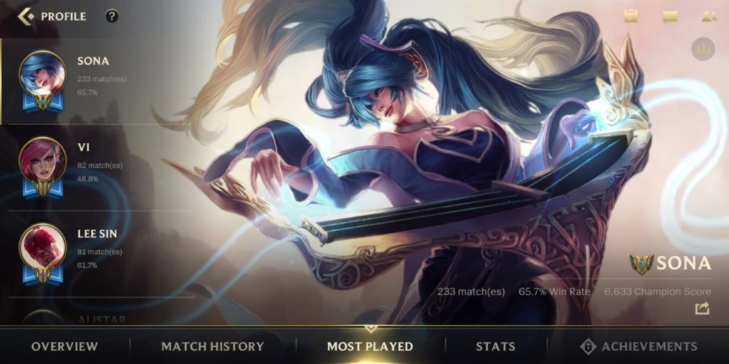 Sona main with 65 percent win rate becomes first Challenger player Wild Rift's SEA season one - Esports