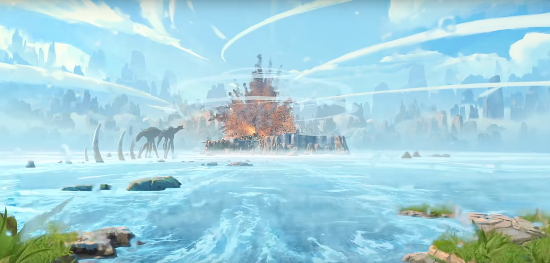 Fuse S Rival Maggie Blows Up Kings Canyon In Apex Legends Season 8 Launch Trailer Dot Esports