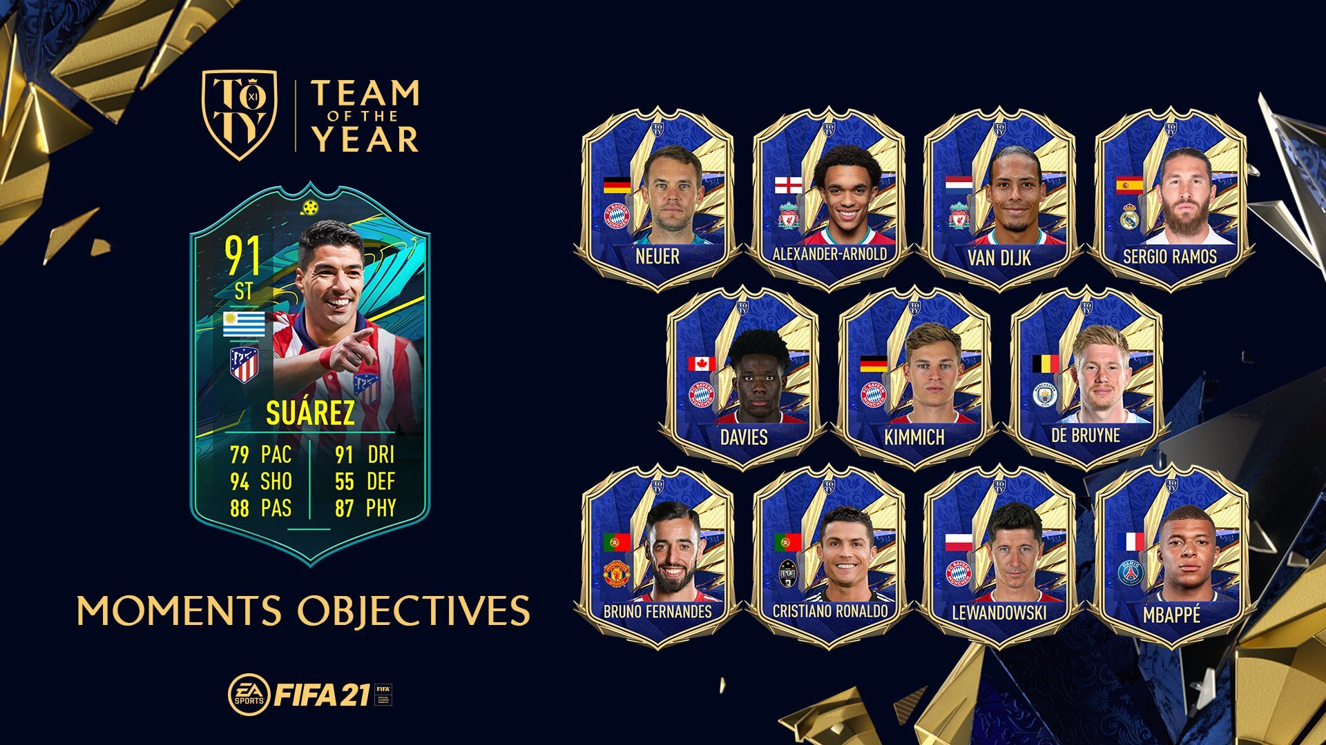 How to complete TOTY Player Moments Suárez objectives in FIFA 21