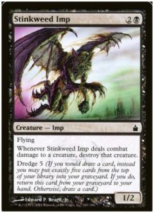 mtg mono black dredge card serch