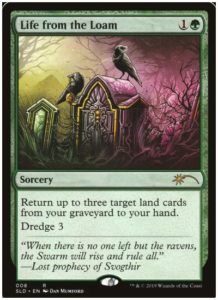 list of mtg cards with dredge