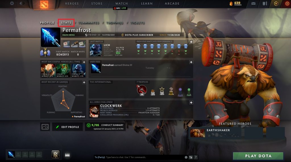 How to check your MMR in Dota 2 | Dot Esports