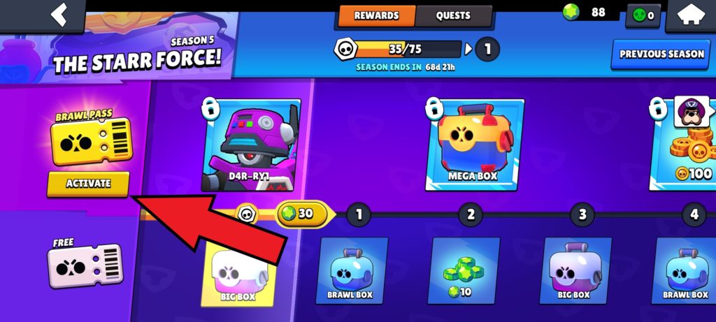 How To Get Brawl Stars Season 5 Brawl Pass Cooldown 