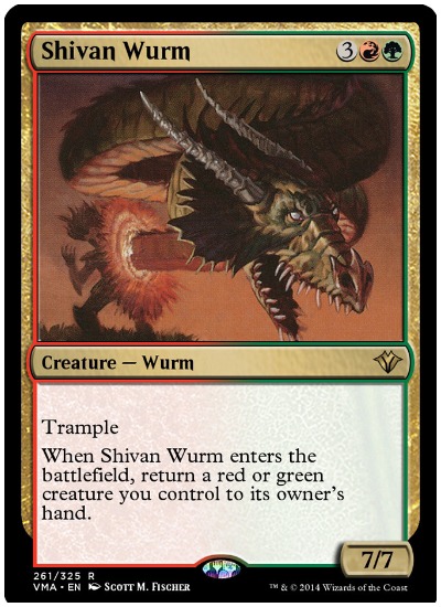 if you swing with trample and is blocked by slag wurm does dmg fo thru