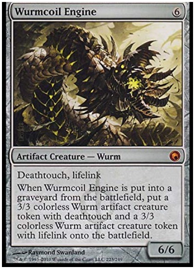 if you swing with trample and is blocked by slag wurm does dmg fo thru