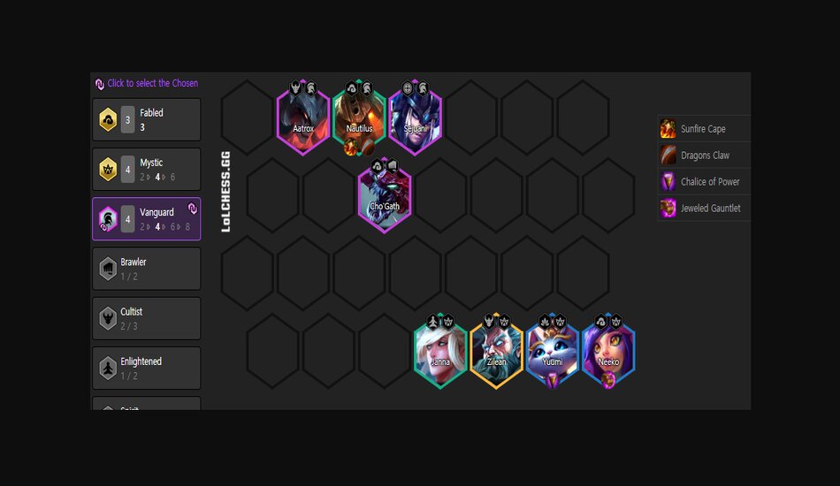 Teamfight Tactics 11.5 Top 3 des compositions