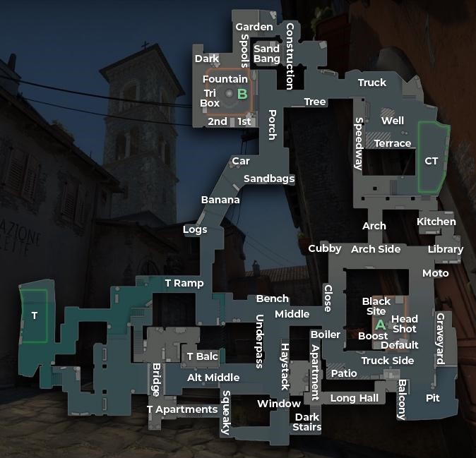 how to get cs go callouts on minimap