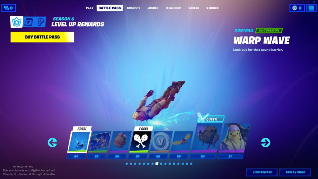 All Fortnite Chapter 2, season 6 battle pass rewards | Dot Esports