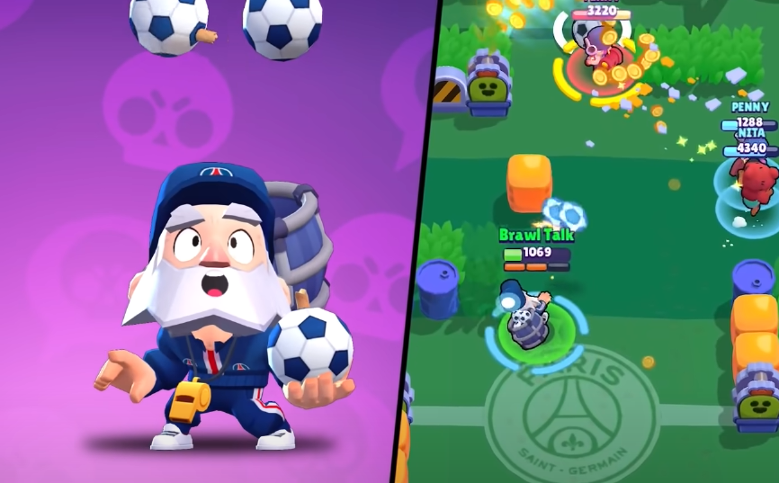 Psg Brawl Ball Cup 2021 Kicks Off In Brawl Stars Dot Esports - skins de brawl stars futbol