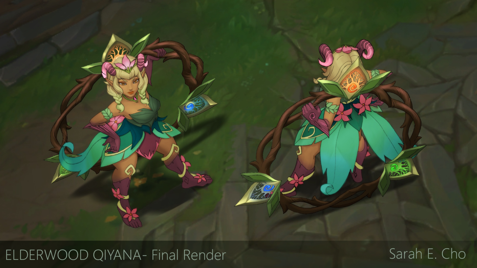 League Of Legends Fan Creates Incredible Elderwood Qiyana Skin Concept