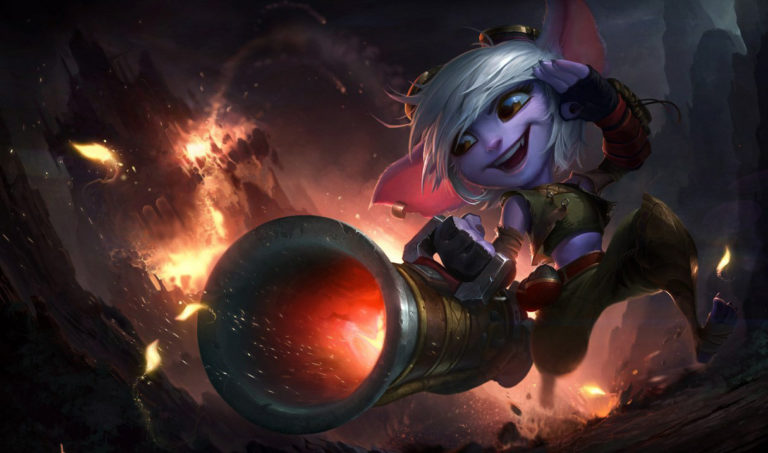 Artist creates otherworldly Galactic Gunner Tristana concept art - Dot