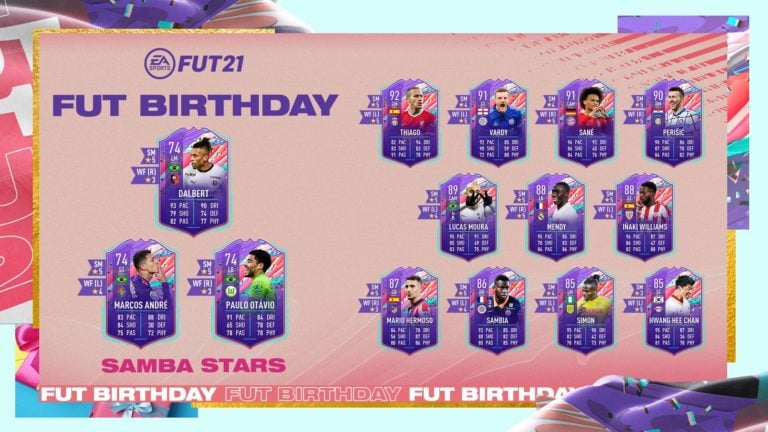 How To Complete Fut Birthday Samba Stars Objectives In Fifa 21 Ultimate Team Dot Esports