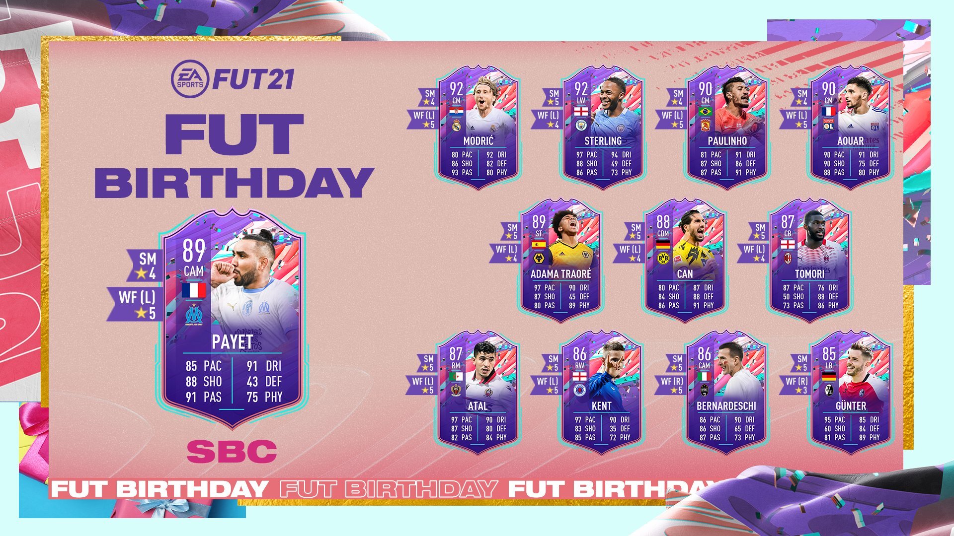 How to complete FUT Birthday Payet SBC in FIFA 21 Ultimate Team Dot