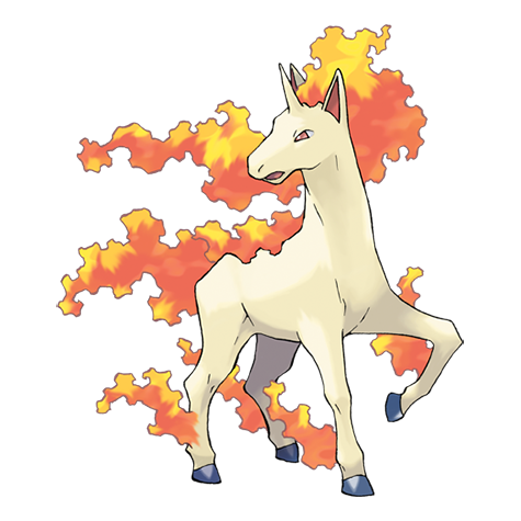 Pokemon cavalo de fogo