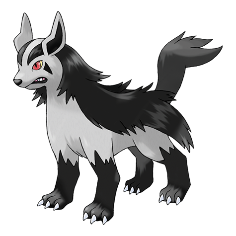 Pokémon Carnivora preto e branco, vaselina, criatura lendária, mamífero,  folha png