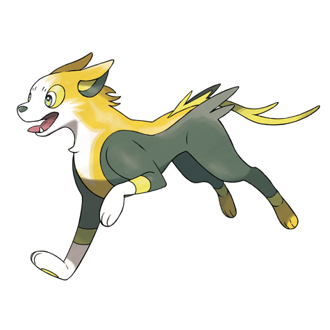 fogo pokemon, este e um cachorro de fogo o arcanine, myofkilly