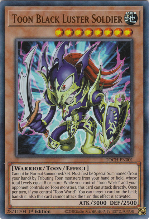 Yugioh Toon Black Luster Soldier