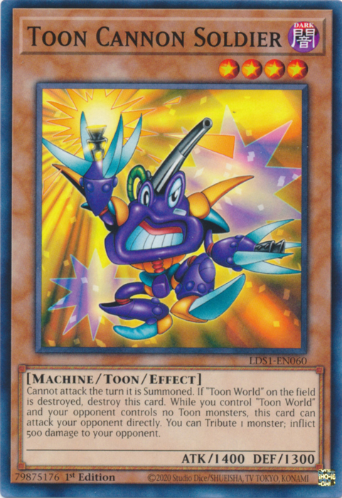 Yugioh Toon Cannon Soldier